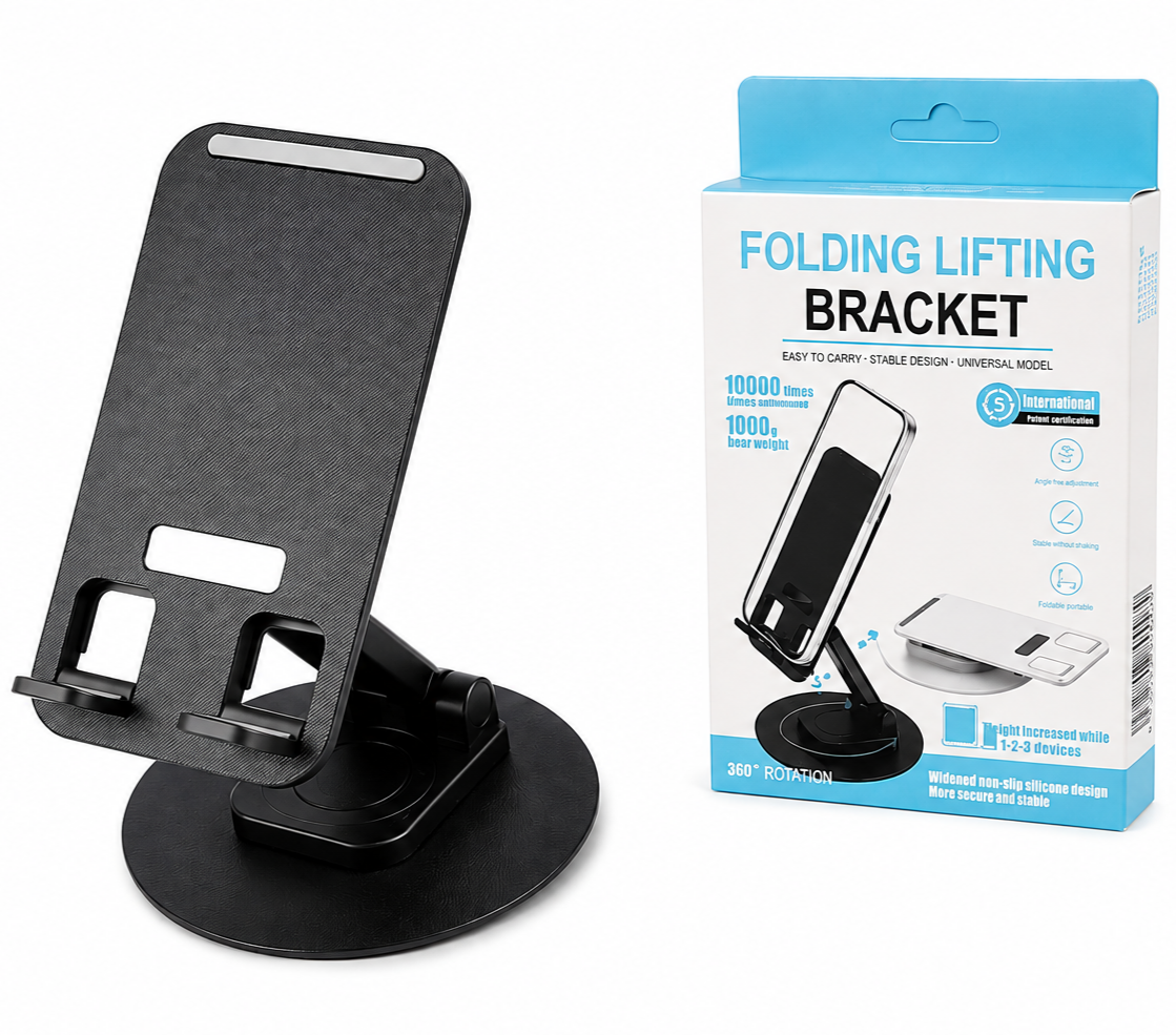 پایه نگهدارنده گوشی و تبلت ایکس او مدل Folding Lifting چرخشی ۳۶۰ درجه